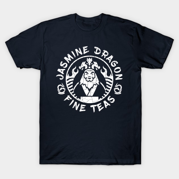 Jasmine Dragon Fine Teas 01 T-Shirt by meowyaya